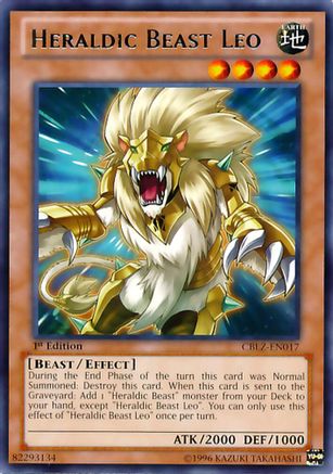 Heraldic Beast Leo (CBLZ-EN017) - Cosmo Blazer Unlimited
