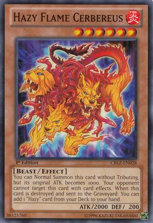 Hazy Flame Cerbereus (CBLZ-EN028) - Cosmo Blazer Unlimited