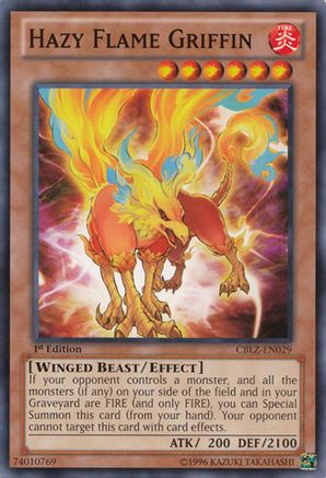 Hazy Flame Griffin (CBLZ-EN029) - Cosmo Blazer Unlimited
