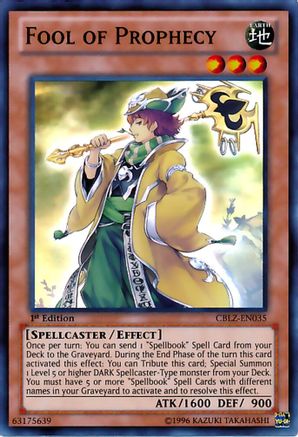 Fool of Prophecy (CBLZ-EN035) - Cosmo Blazer Unlimited