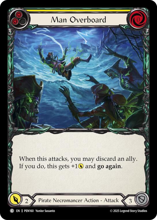 Man Overboard (Yellow) (Regular) [PEN160] (Compendium of Rathe) | The CG Realm