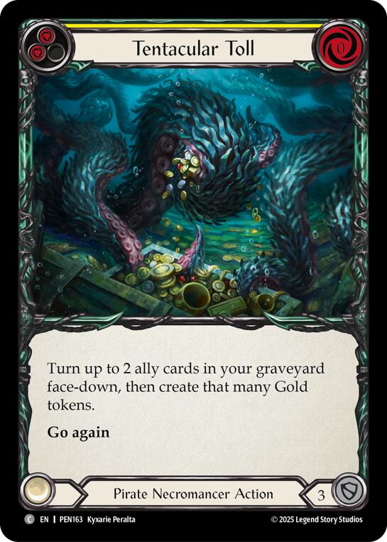 Tentacular Toll (Yellow) (Regular) [PEN163] (Compendium of Rathe) | The CG Realm