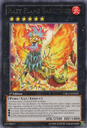 Hazy Flame Basiltrice (CBLZ-EN049) - Cosmo Blazer Unlimited