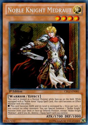 Noble Knight Medraut (CBLZ-EN081) - Cosmo Blazer Unlimited