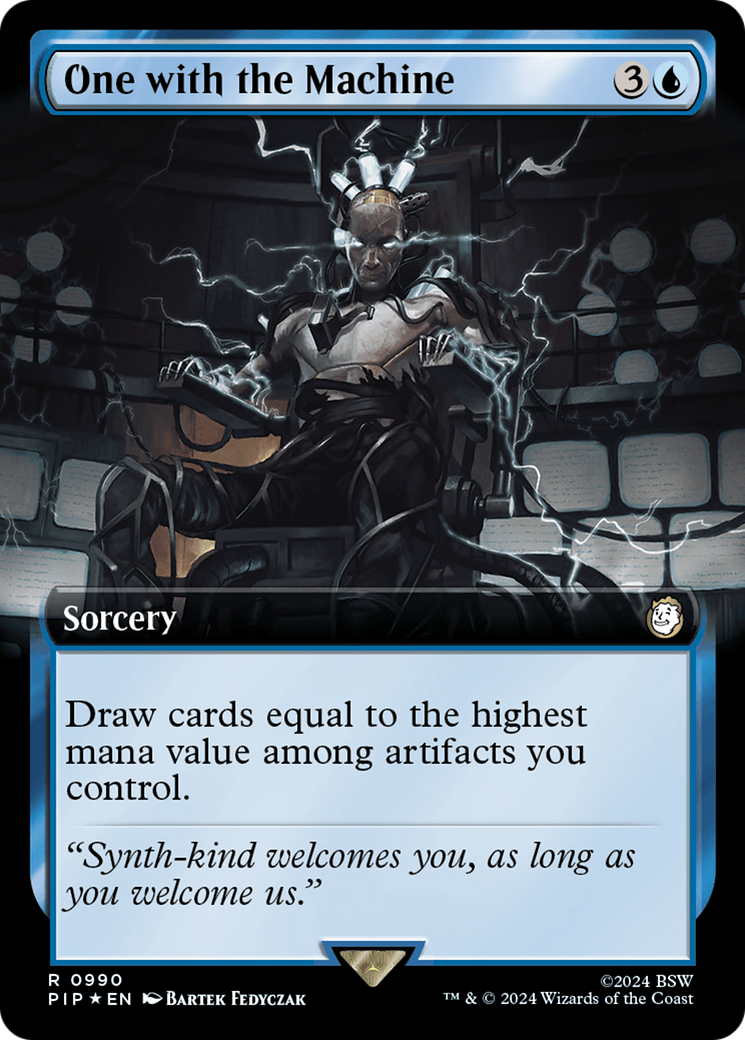 One with the Machine (Extended Art) (Surge Foil) [Fallout] | The CG Realm