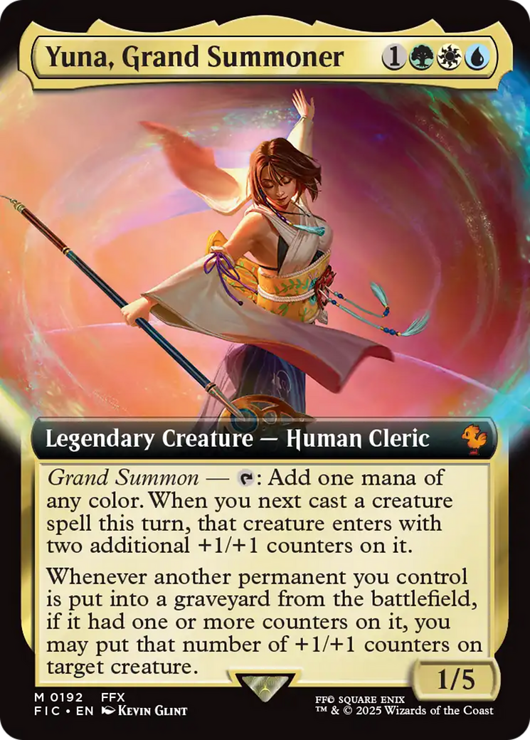 Yuna, Grand Summoner (Extended Art) [FINAL FANTASY Commander] | The CG Realm