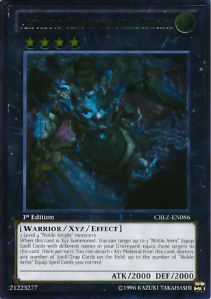 Artorigus, King of the Noble Knights (UTR) (CBLZ-EN086) - Cosmo Blazer Unlimited