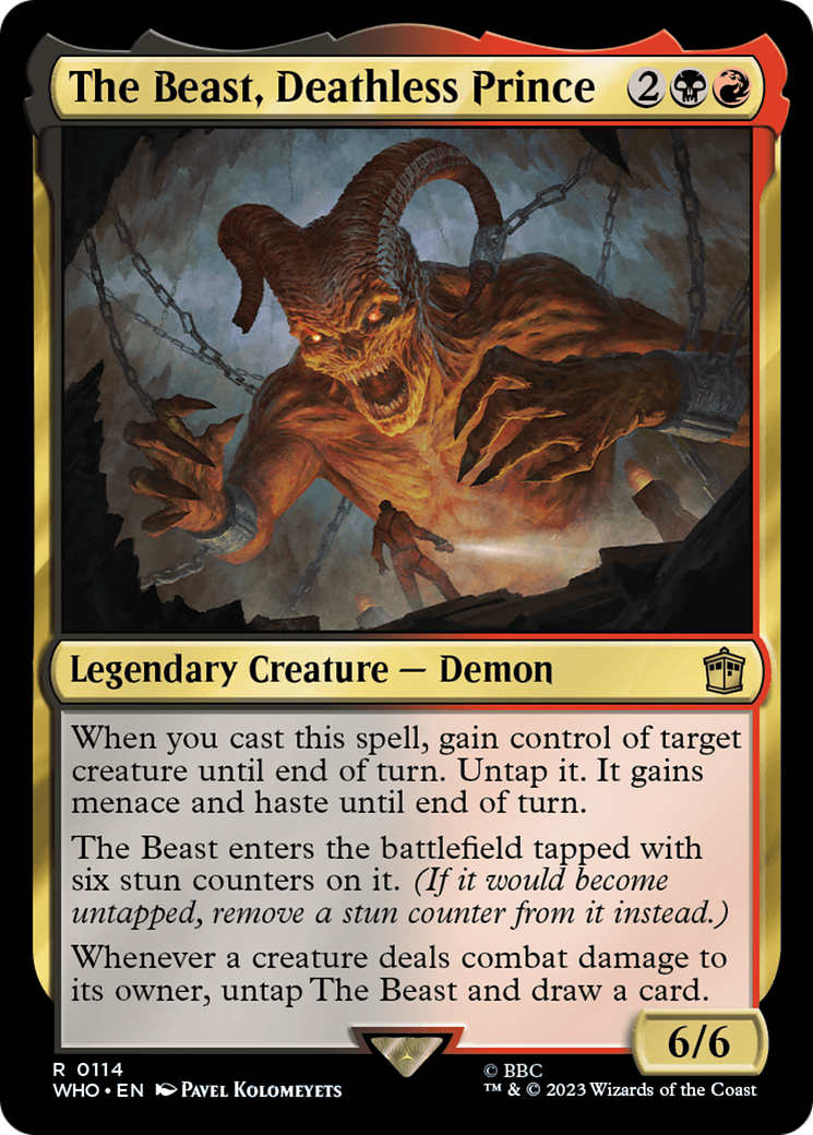 The Beast, Deathless Prince [Doctor Who] | The CG Realm