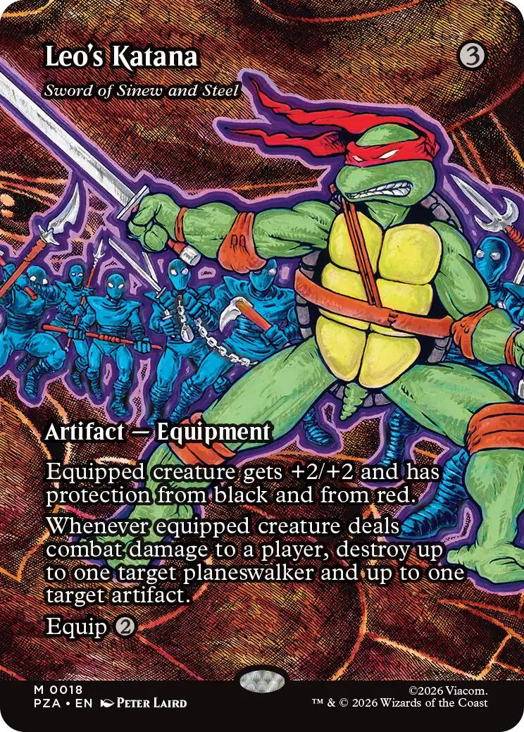 Leo's Katana - Sword of Sinew and Steel (Borderless) [Teenage Mutant Ninja Turtles Eternal-Legal] | The CG Realm