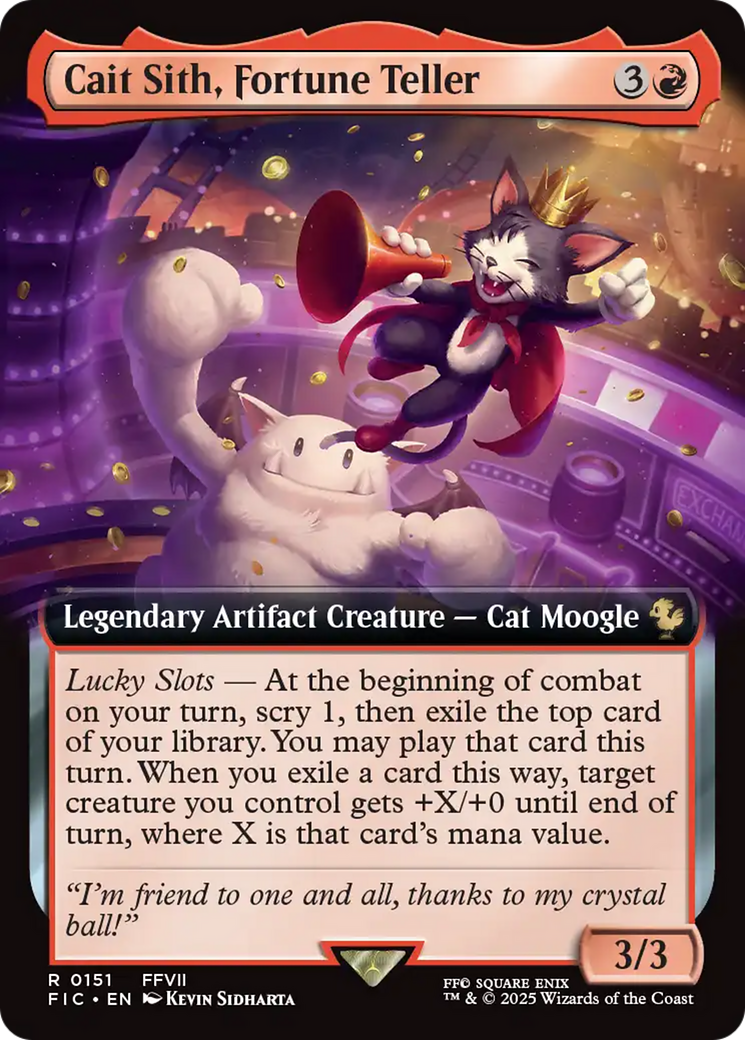 Cait Sith, Fortune Teller (Extended Art) [FINAL FANTASY Commander] | The CG Realm