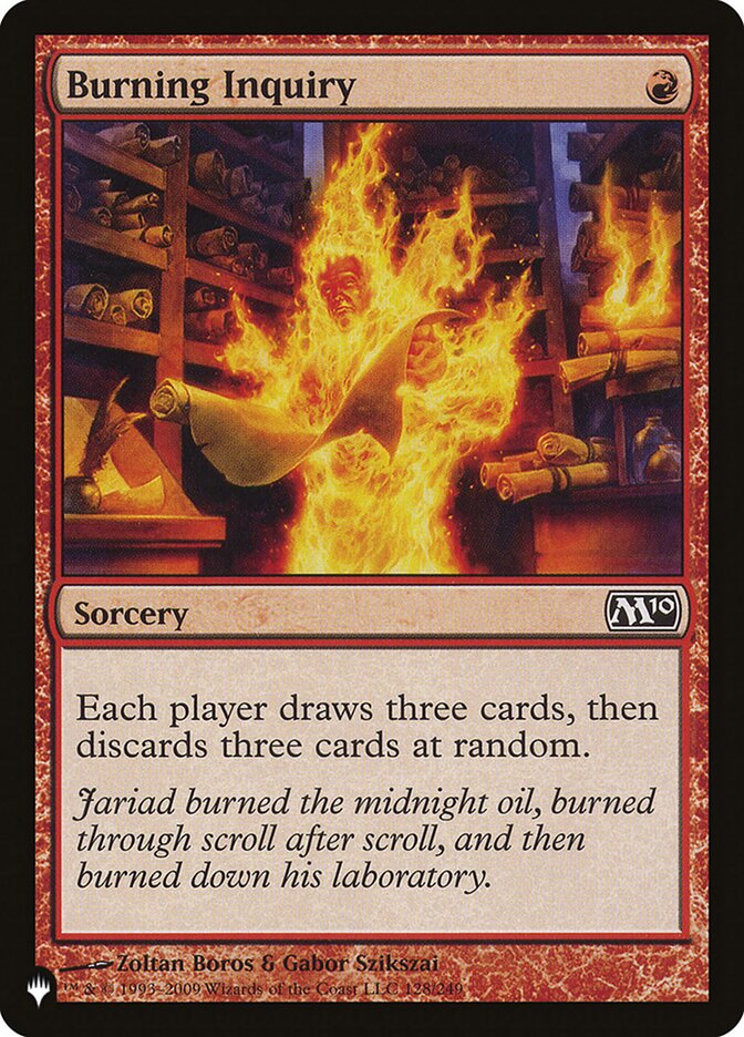 Burning Inquiry [The List] | The CG Realm