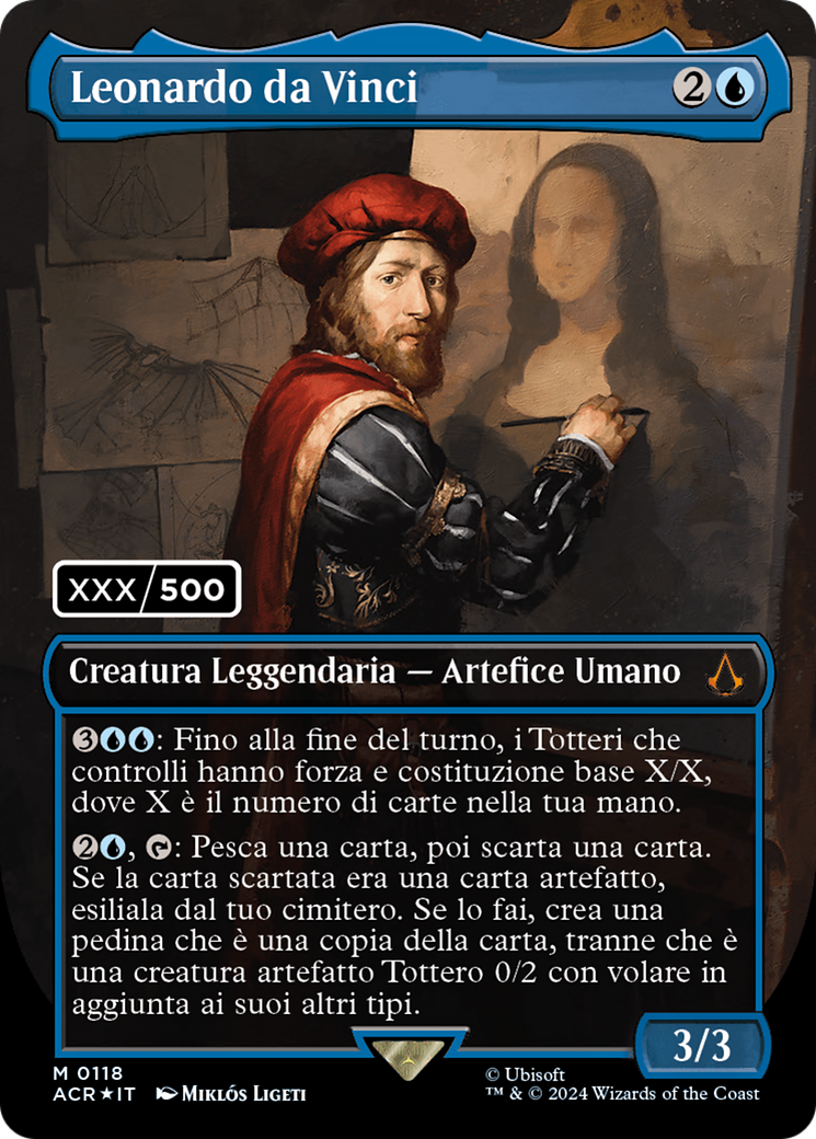 Leonardo da Vinci (Italian) (Serial Numbered) [Assassin's Creed] | The CG Realm