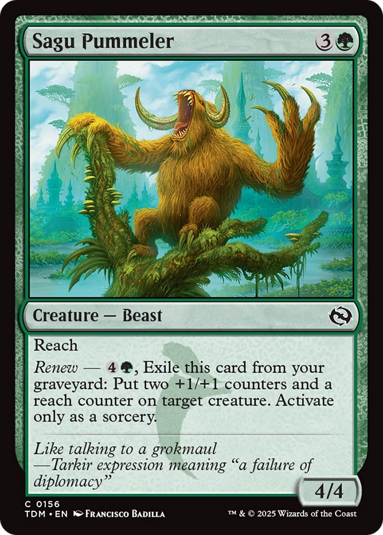 Sagu Pummeler [Tarkir: Dragonstorm] | The CG Realm