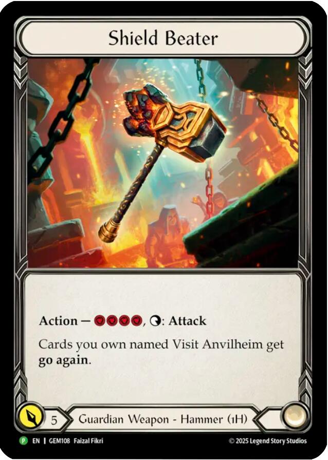 Shield Beater [GEM108] (GEM Pack 4)  Cold Foil | The CG Realm