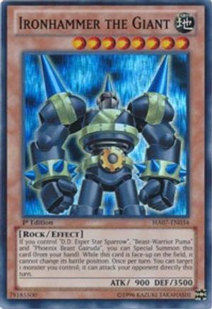 Ironhammer the Giant (HA07-EN034) - Hidden Arsenal 7: Knight of Stars Unlimited