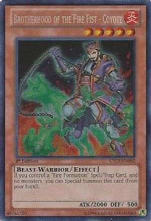 Brotherhood of the Fire Fist - Coyote (LTGY-EN082) - Lord of the Tachyon Galaxy Unlimited