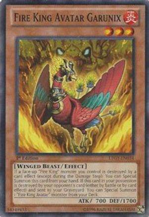 Fire King Avatar Garunix (LTGY-EN034) - Lord of the Tachyon Galaxy Unlimited