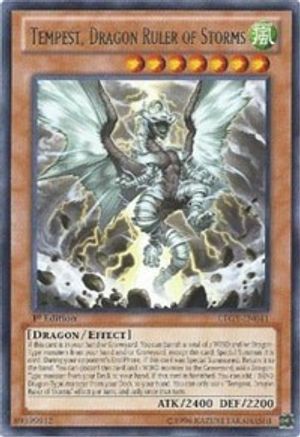 Tempest, Dragon Ruler of Storms (LTGY-EN041) - Lord of the Tachyon Galaxy Unlimited