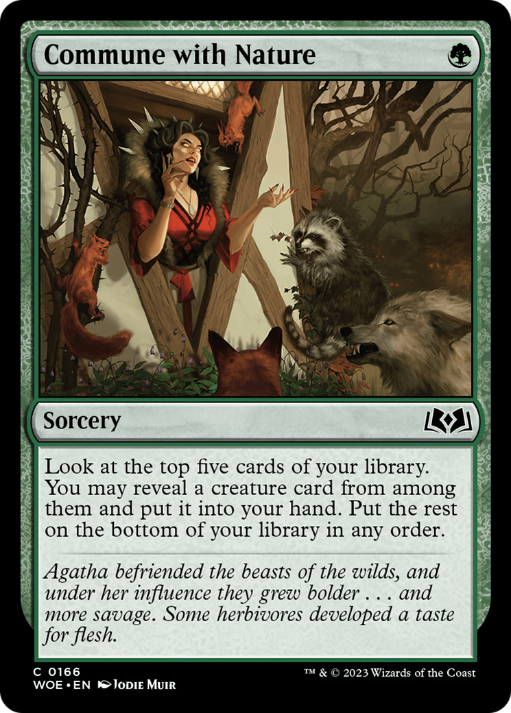 Commune with Nature [Wilds of Eldraine] | The CG Realm