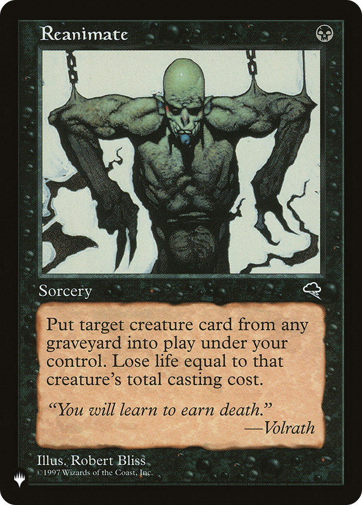 Reanimate [The List] | The CG Realm