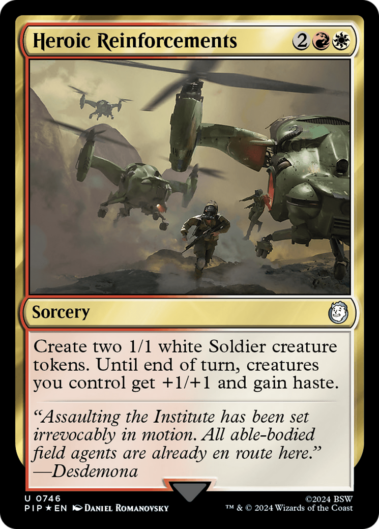 Heroic Reinforcements (Surge Foil) [Fallout] | The CG Realm