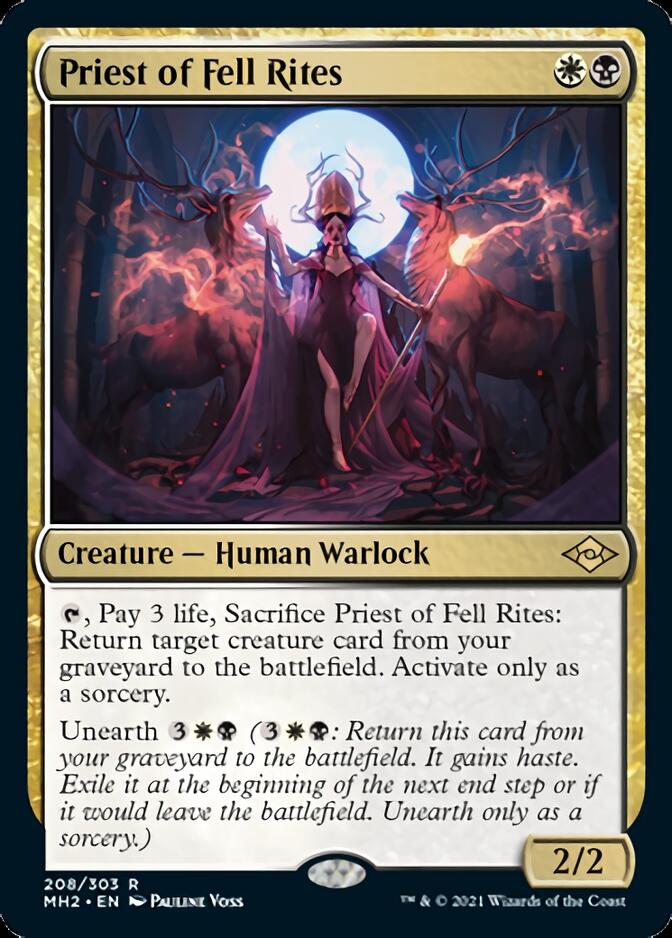 Priest of Fell Rites [Modern Horizons 2] | The CG Realm