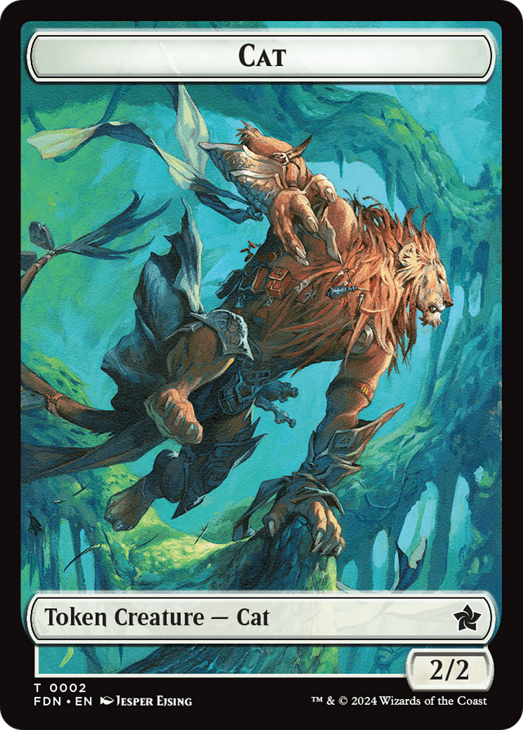 Cat (0001) // Cat (0002) Doubled-Sided Token (FDN-1 // 2) - Foundations
