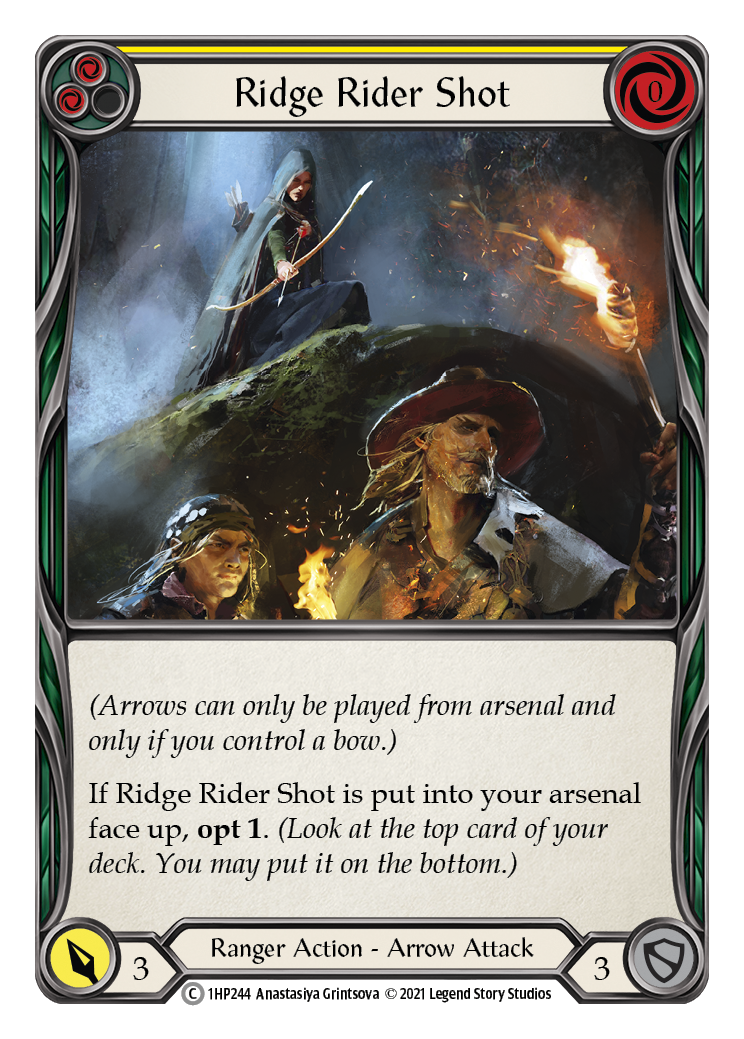 Ridge Rider Shot (Yellow) [1HP244] (History Pack 1) | The CG Realm