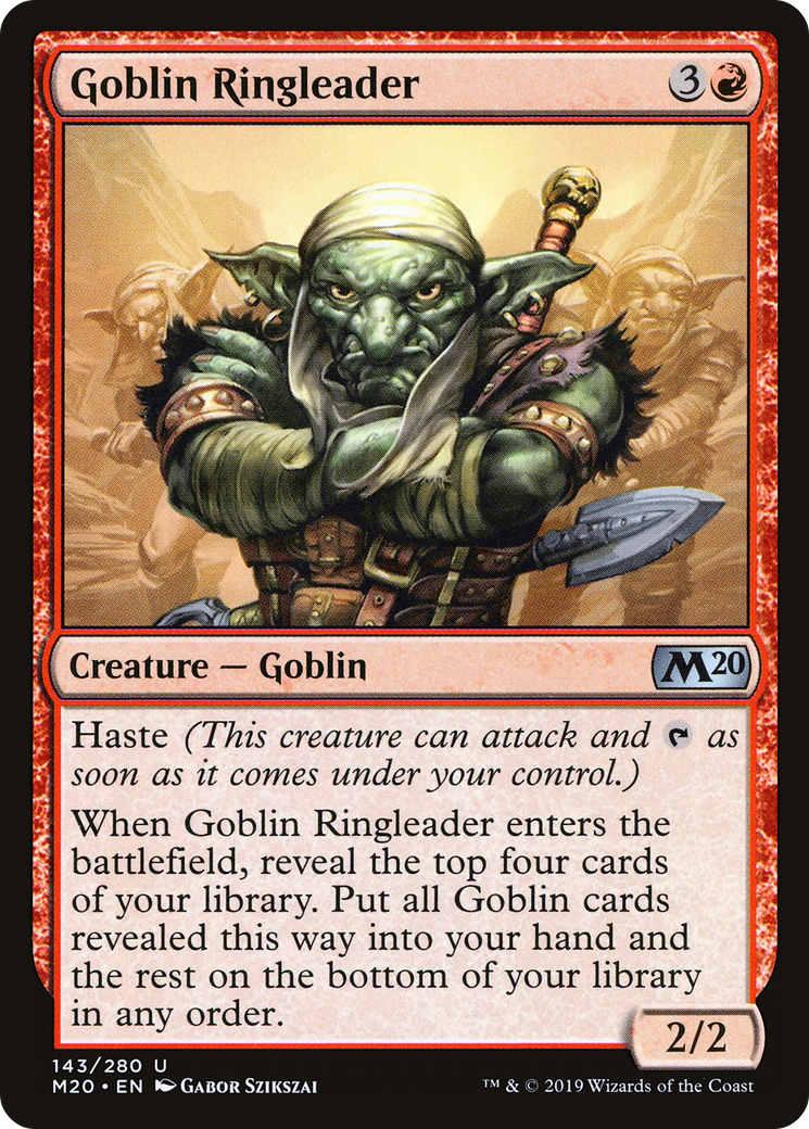 Goblin Ringleader (M20-143) - Core Set 2020