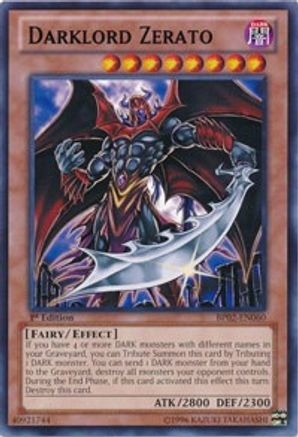Darklord Zerato (BP02-EN060) - Battle Pack 2: War of the Giants Unlimited