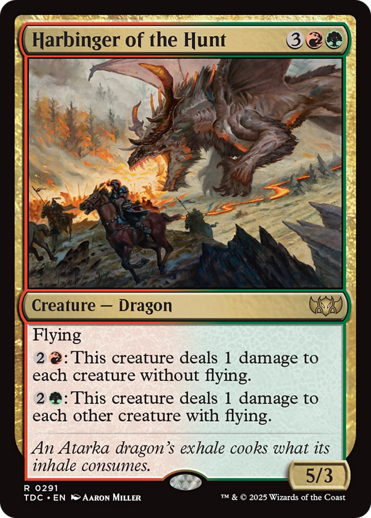 Harbinger of the Hunt [Tarkir: Dragonstorm Commander] | The CG Realm
