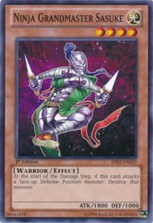 Ninja Grandmaster Sasuke (BP02-EN029) - Battle Pack 2: War of the Giants Unlimited