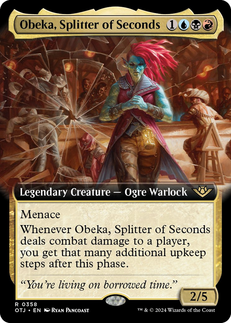 Obeka, Splitter of Seconds (Extended Art) [Outlaws of Thunder Junction] | The CG Realm
