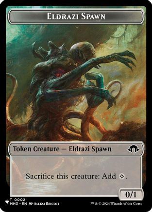 Eldrazi Spawn (MH3) // Rat (WOE) Double-Sided Token (LIST-2 // 7) - The List Reprints