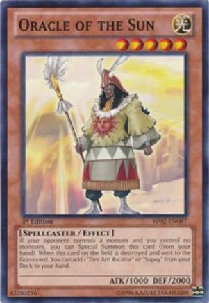 Oracle of the Sun (BP02-EN087) - Battle Pack 2: War of the Giants Unlimited