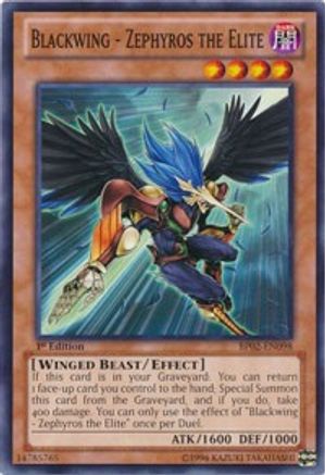 Blackwing - Zephyros the Elite (BP02-EN098) - Battle Pack 2: War of the Giants Unlimited