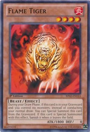 Flame Tiger (BP02-EN113) - Battle Pack 2: War of the Giants Unlimited