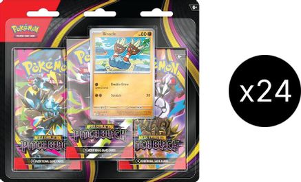 Pitch Black 3-Pack Blister Case