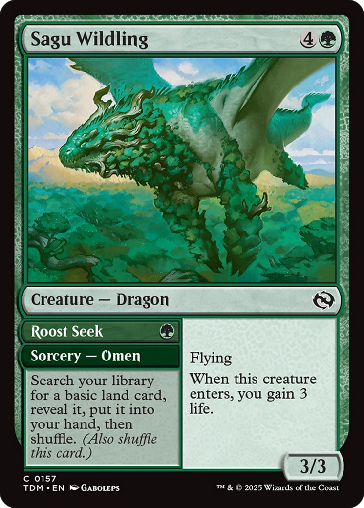 Sagu Wildling [Tarkir: Dragonstorm] | The CG Realm