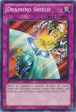 Draining Shield (BP02-EN181) - Battle Pack 2: War of the Giants Unlimited