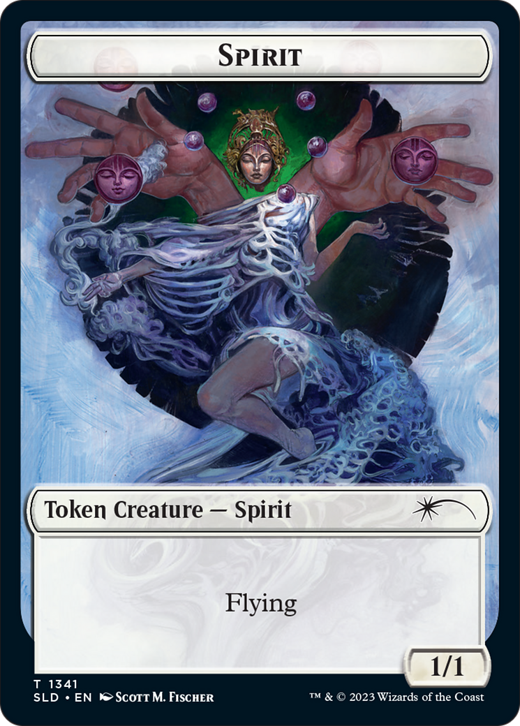 Spirit (SLD) // Angel Double-sided Token (SLD-1341 // 001) - Secret Lair Drop Series