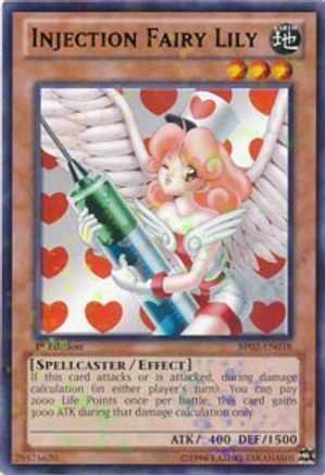 Injection Fairy Lily (Mosaic Rare) (BP02-EN018) - Battle Pack 2: War of the Giants Unlimited