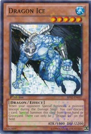 Dragon Ice (Mosaic Rare) (BP02-EN057) - Battle Pack 2: War of the Giants Unlimited
