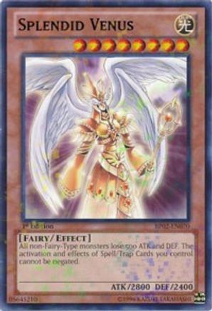 Splendid Venus (Mosaic Rare) (BP02-EN070) - Battle Pack 2: War of the Giants Unlimited