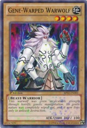 Gene-Warped Warwolf (Mosaic Rare) (BP02-EN002) - Battle Pack 2: War of the Giants Unlimited