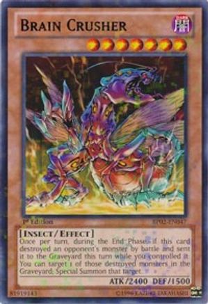 Brain Crusher (Mosaic Rare) (BP02-EN047) - Battle Pack 2: War of the Giants Unlimited