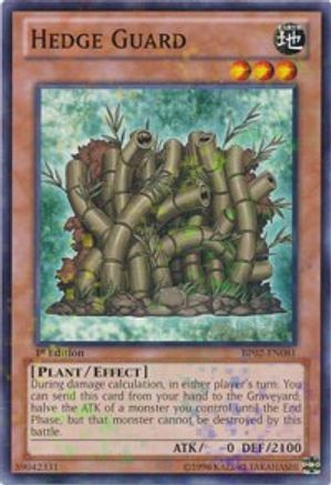 Hedge Guard (Mosaic Rare) (BP02-EN081) - Battle Pack 2: War of the Giants Unlimited