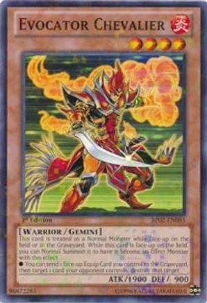 Evocator Chevalier (Mosaic Rare) (BP02-EN085) - Battle Pack 2: War of the Giants Unlimited