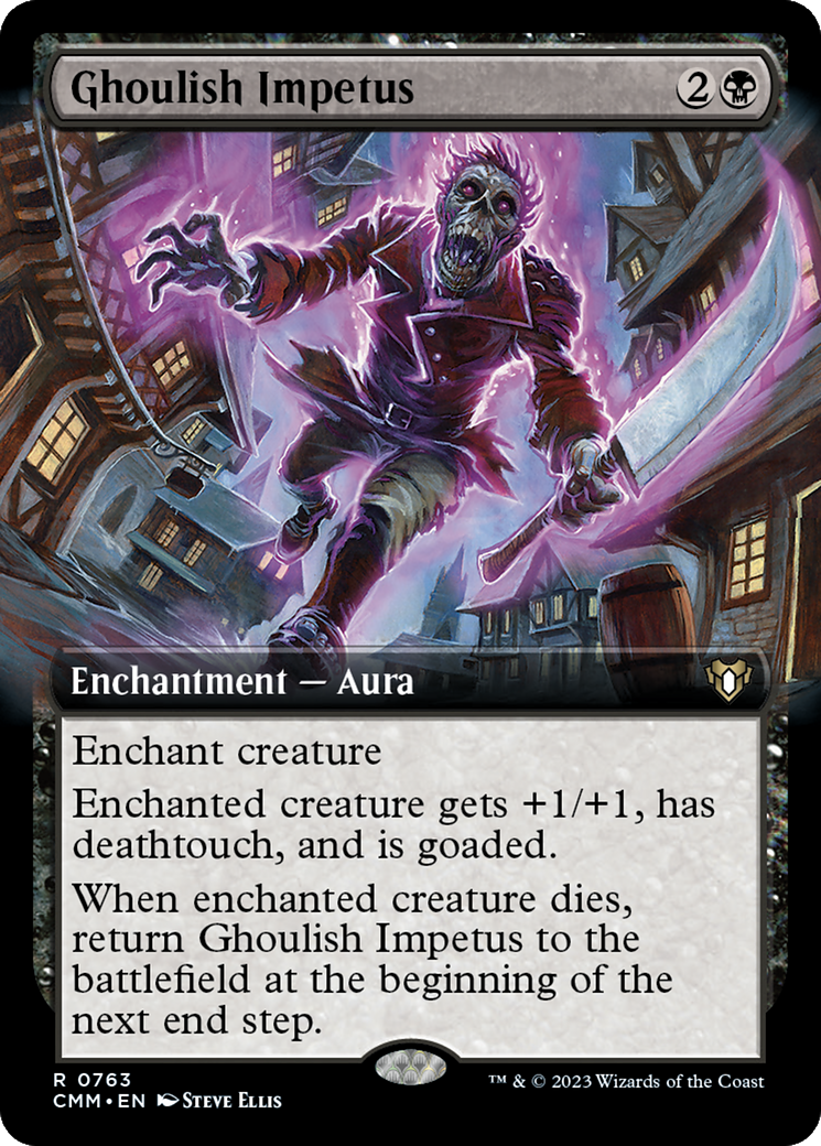Ghoulish Impetus (Extended Art) [Commander Masters] | The CG Realm