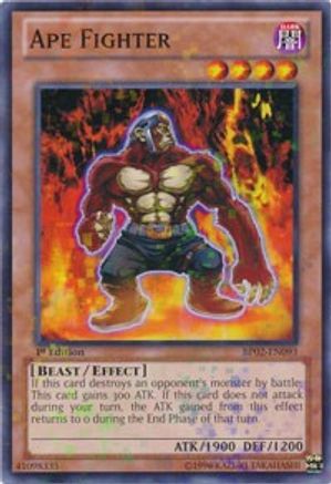 Ape Fighter (Mosaic Rare) (BP02-EN093) - Battle Pack 2: War of the Giants Unlimited